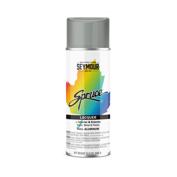 98- 32 Seymour Spruce Metallic Spray Paint, Dull Aluminum (12 oz.)