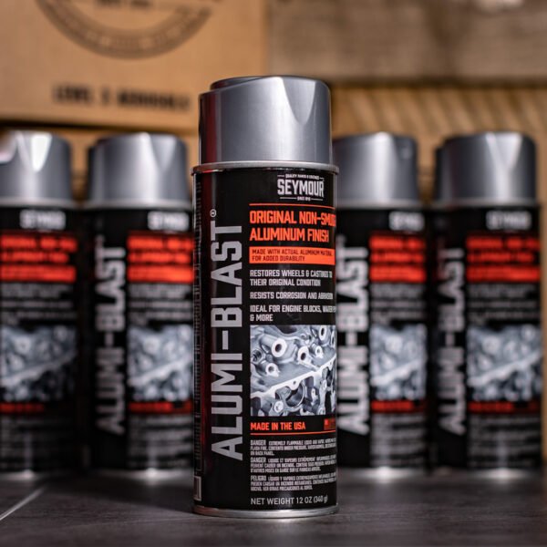 CA16-55 Seymour Alumi-Blast, Automotive Aluminum Spray Paint (12 oz) - Image 3