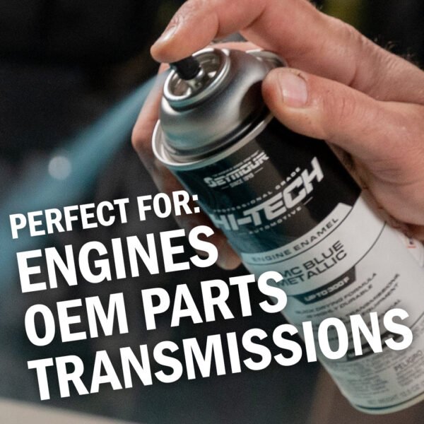 EN-44 Hi-Tech Engine Enamel Spray Paint - Ford/Chrysler Red (12 oz) - Image 3