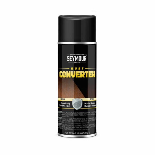 16-45 Seymour Rust Converter, Automotive Rust Converting Primer Spray Paint (12 oz)