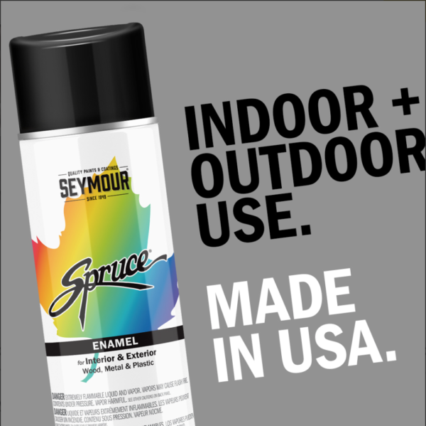 98-48 Seymour Spruce Heat-Resistant Engine Enamel Spray Paint, Chevy Orange (12 oz.) - Image 2