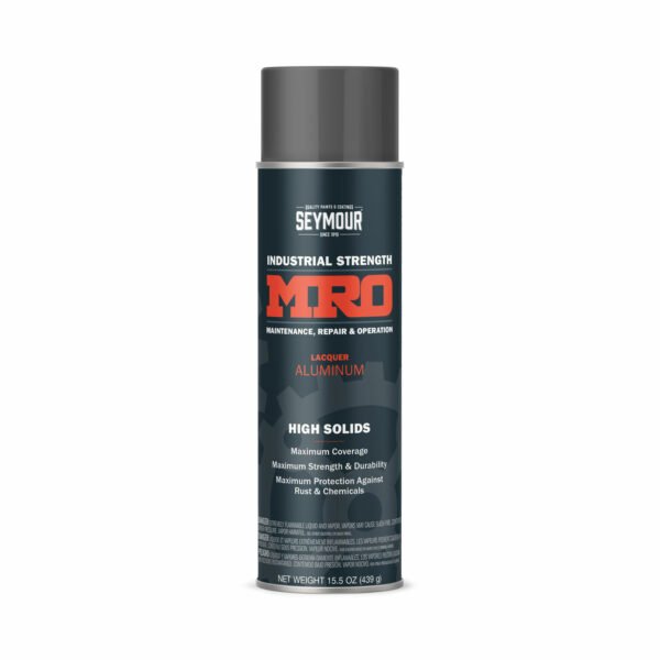 620-1411 Seymour MRO Industrial High-Solids Spray Paint, Aluminum (16 oz)