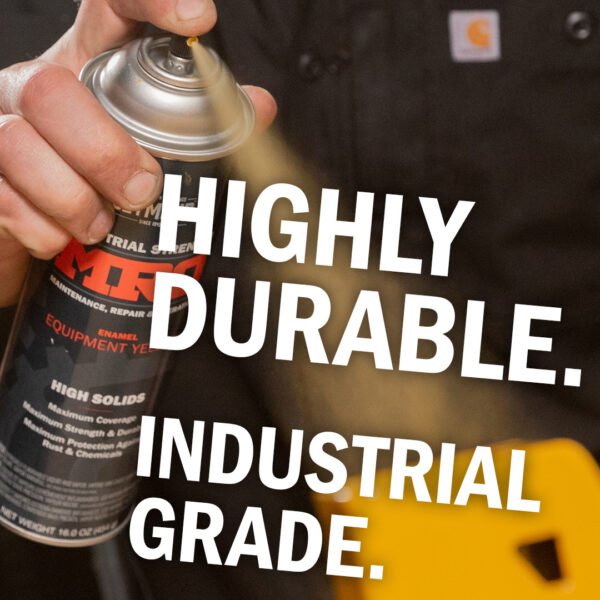 620-1415 Seymour MRO Industrial High-Solids Spray Paint, Gloss Black (16 oz) - Image 2